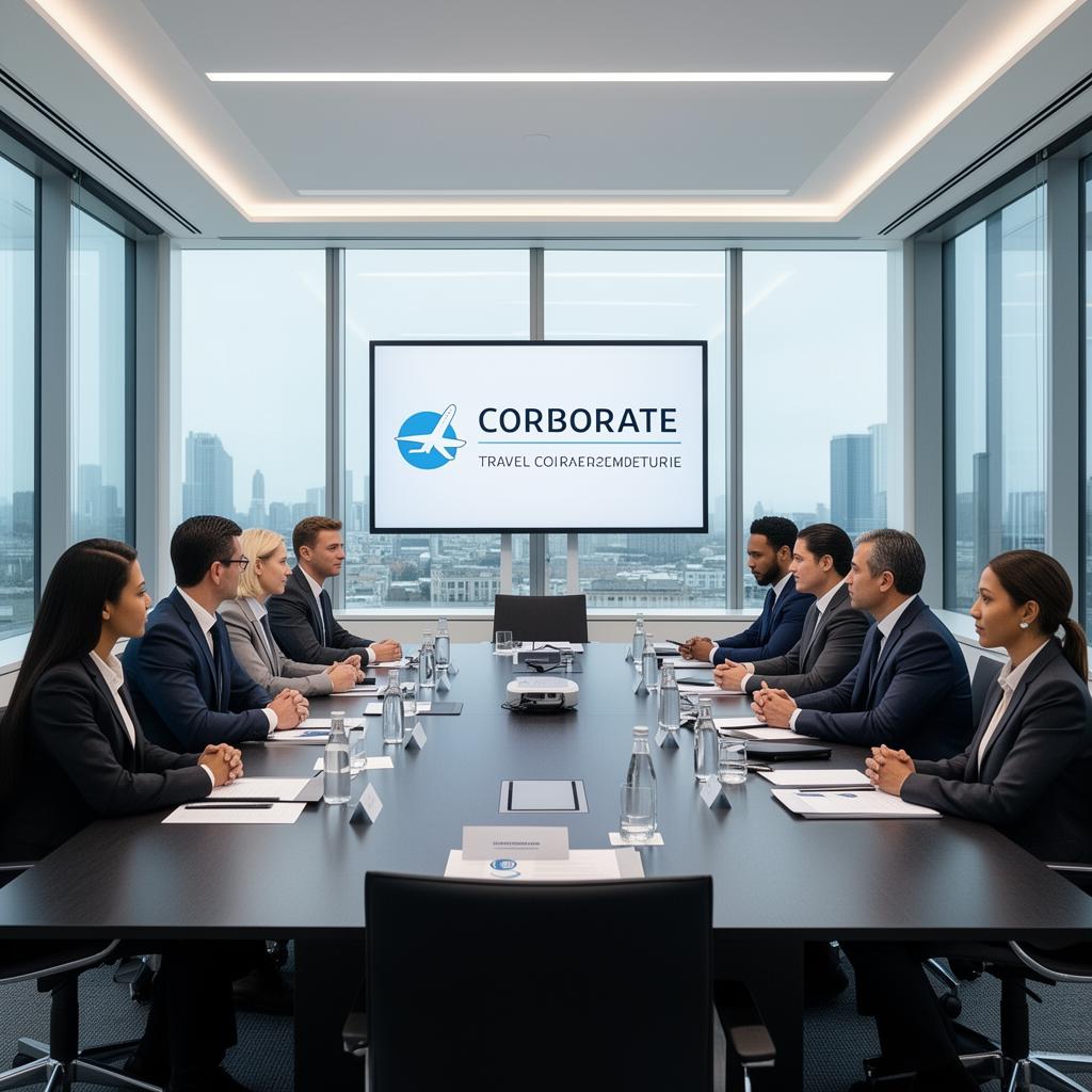 Corporate travel meeting